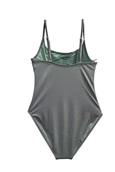 TooHot Women's Green Thin Strap Recovery Swimsuit