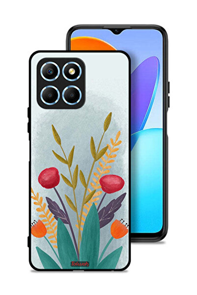 Tolwak غطاء حماية لهاتف Honor X6 برسومات نباتية