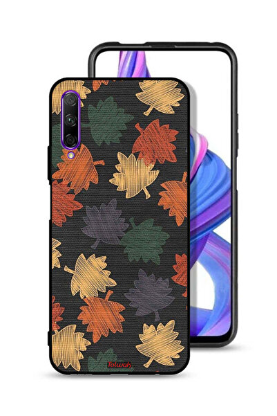 Tolwak غطاء حماية لهاتف Honor 9X Pro برسومات أوراق الخريف
