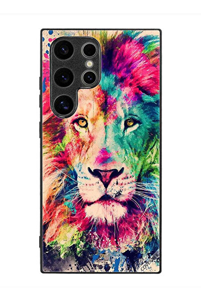 Covernex غطاء حماية لهاتف سامسونج جالاكسي S24 ألترا - رسمة الأسد