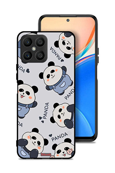 Tolwak Honor X8 4G Protective Case Cover Pattern Of Pandas