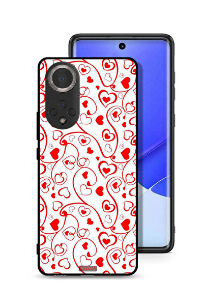 Tolwak غطاء حماية لهاتف Honor 50 بنقشة قلوب