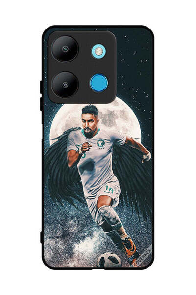 Covernex غطاء حماية لهاتف إنفينيكس سمارت 7 - سالم الدوسري يحمل كرة قدم