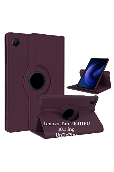 UnDePlus Lenovo Tab TB311FU 10.1inç Kılıf 360 Dönebilen Standlı Case