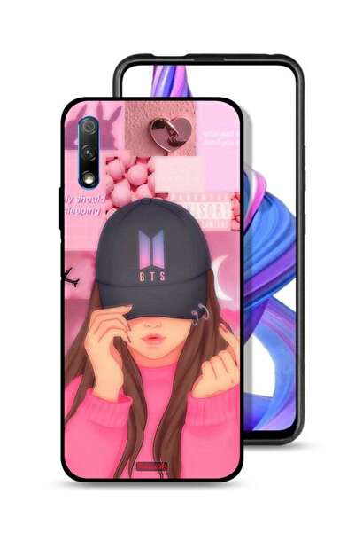 Tolwak غطاء حماية لهاتف Honor 9X (الصين) - قبعة فتاة سناب