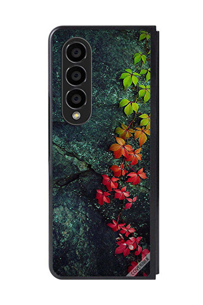 Covernex غطاء حماية لهاتف سامسونج جالاكسي زد فولد 4 بأوراق جميلة