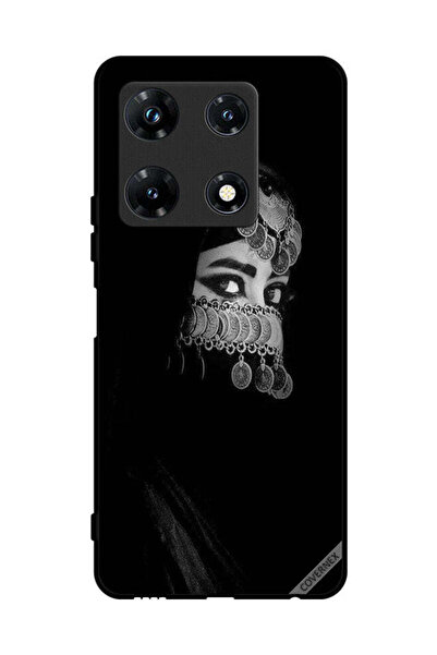 Covernex غطاء حماية لهاتف Infinix Note 30 Pro، فتاة ذات عيون جميلة ووجه مزين ...