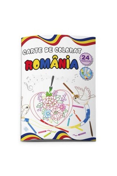 OEM Carte de colorat cu România