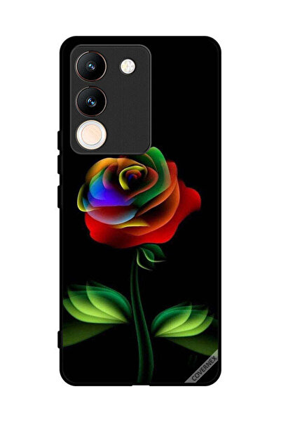 Covernex Protective Case Cover For vivo V29e Rainbow Color Rose