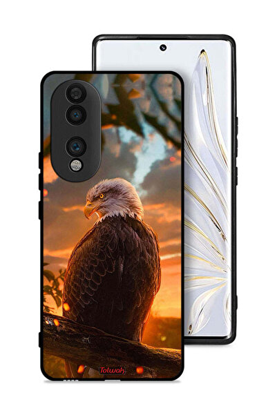 Tolwak غطاء حماية لهاتف Honor 70 بتصميم النسر