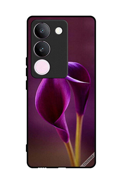 Covernex غطاء حماية لهاتف فيفو V29 - زهرتان جميلتان