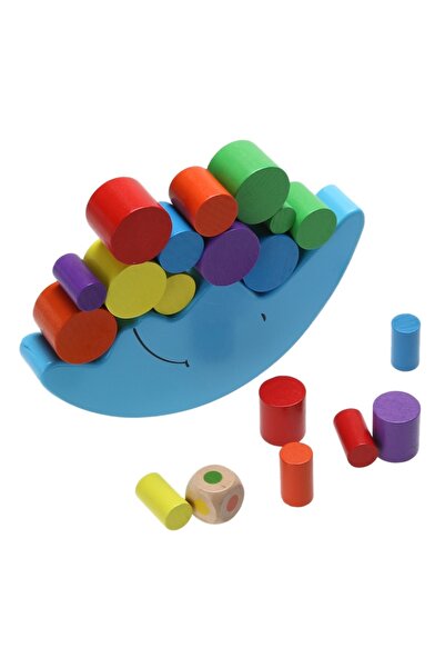 IMK Joc educativ pentru copii: Echilibrează luna, joc cu elemente colorate di...