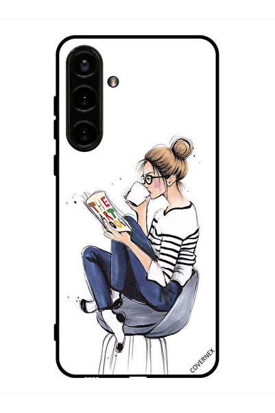 Covernex غطاء حماية لهاتف سامسونج جالكسي S24 بلس - قراءة كتاب الفن