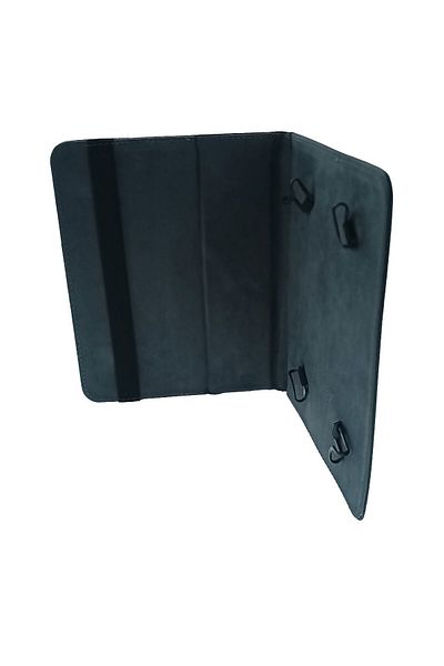 OEM Universal tablet case 8 - 9 inch, with foldable stand, elastic band, 234 x 178 x 18 mm, black