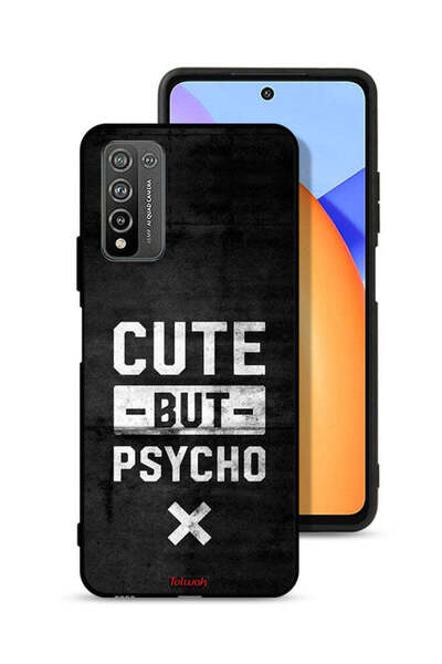 Tolwak Honor 10X Lite Protective Case Cover Cute But Psycho