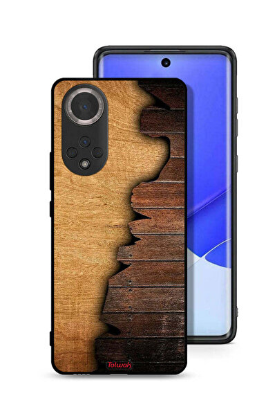 Tolwak غطاء حماية لهاتف Honor 50 بنمط خشبي عتيق