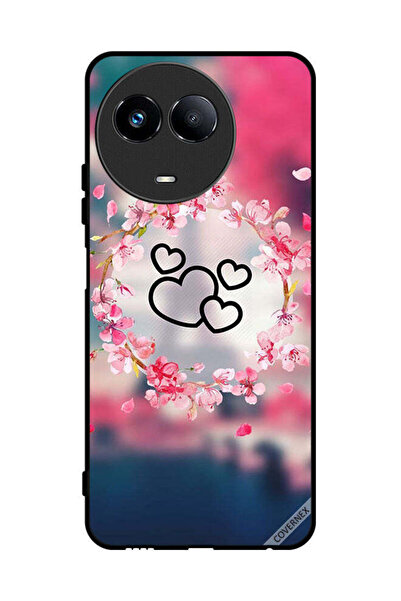 Covernex غطاء حماية لهاتف Realme 11 5G - مشبك فني على شكل قلوب