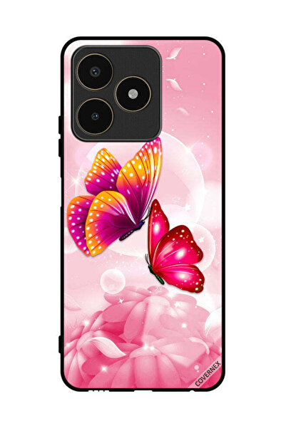 Covernex غطاء حماية لهاتف Realme C53 بنقشة فراشات لطيفة
