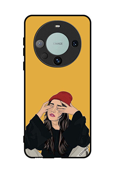 Covernex غطاء حماية لهاتف هواوي ميت 60 برو بلس - رسم فتاة حزينة