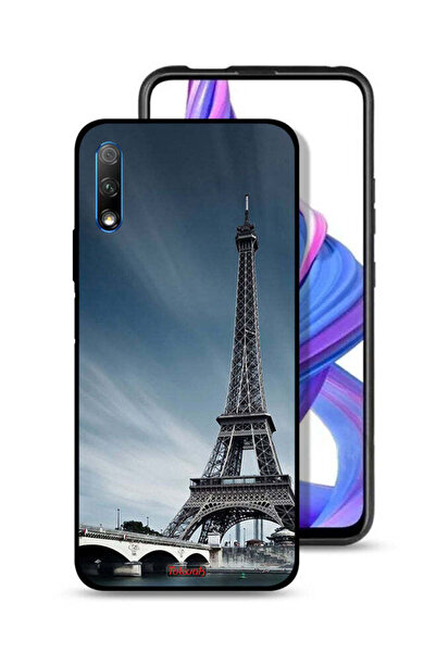 Tolwak غطاء حماية لهاتف Honor 9X (الصين) بتصميم برج إيفل