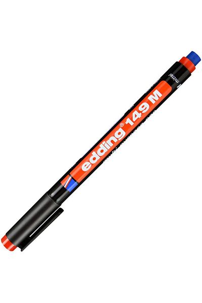 Mena Rise Diyar-Ifırsatshop 149 m Permanent Marker with Eraser - Acetate Marker - Red - 1 Marker - Round