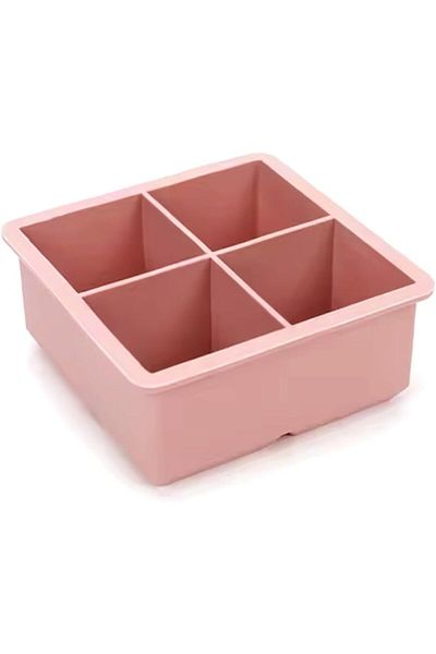 Blackstone Silicone Ice Tray, 2 Piece Set, Ice Cube Mould Peach Color (4 Cubes)