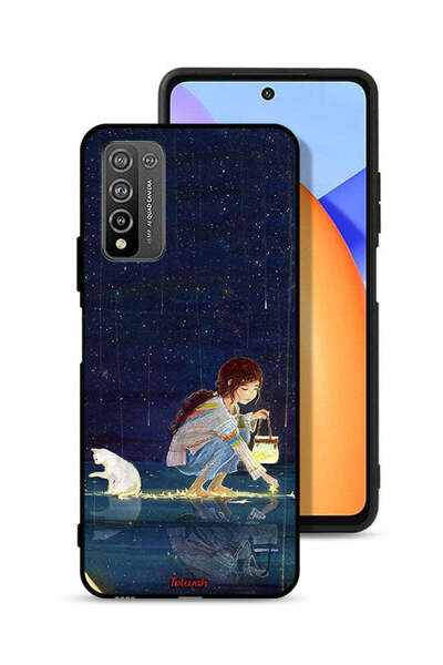 Tolwak Honor 10X Lite Protective Case Cover Collecting Stars Art