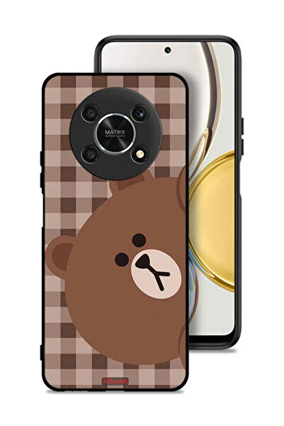 Tolwak غطاء حماية لهاتف Honor X9 5G على شكل دب تيدي