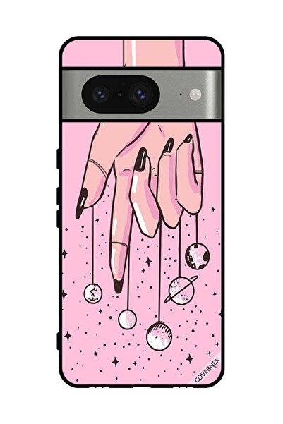 Covernex غطاء حماية لهاتف Google Pixel 8 - كواكب معلقة على الأصابع