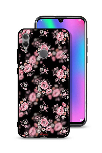 Tolwak غطاء حماية لهاتف Honor 10 Lite بنقشة زهور بورتريه