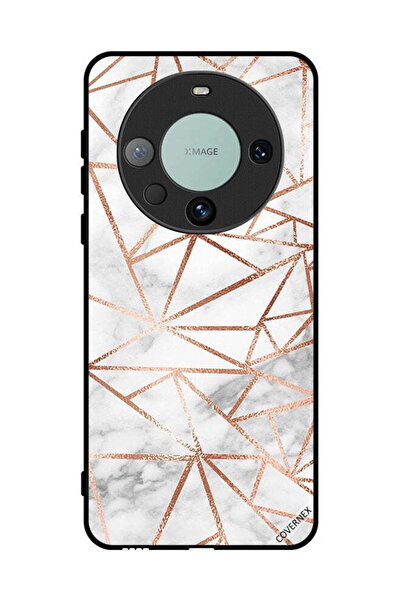 Covernex غطاء حماية لهاتف هواوي ميت 60 برو بلس بنمط رخامي وورق جدران