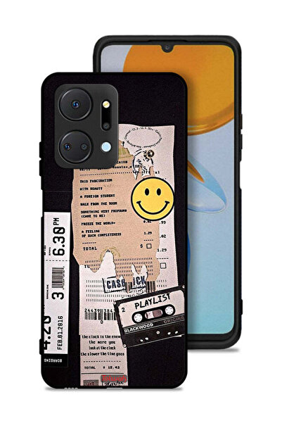 Tolwak غطاء حماية لهاتف Honor X7a مع ملصق قائمة تشغيل