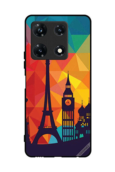 Covernex غطاء حماية لهاتف Infinix Note 30 Pro بنمط باريس الملون