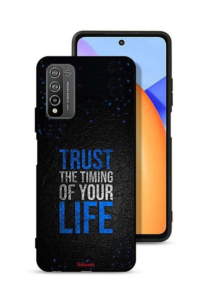 Tolwak Honor 10X Lite Protective Case Cover Trust The Timing Of Your Life