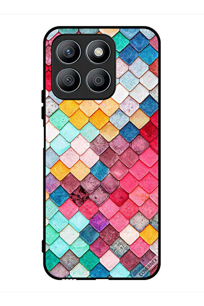 Covernex غطاء حماية لهاتف Honor X8b بنمط مربع ماسي
