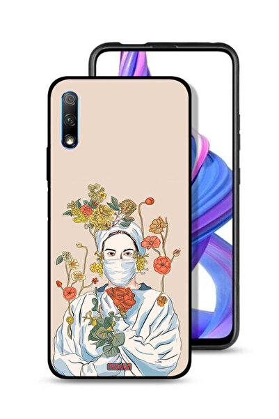 Tolwak غطاء حماية لهاتف Honor 9X (الصين) بتصميم فن الممرضة