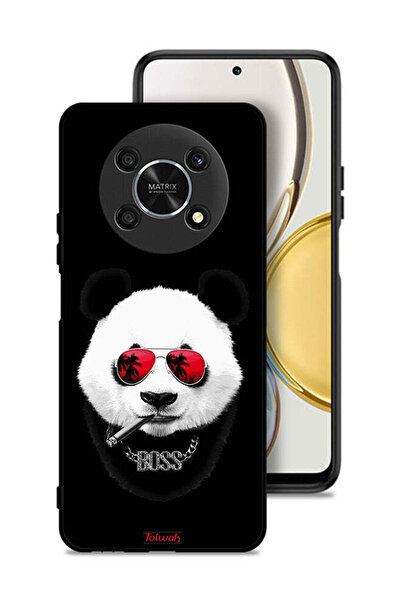 Tolwak غطاء حماية لهاتف Honor X9 5G بتصميم Boss Panda