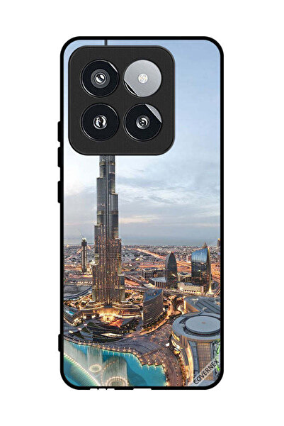 Covernex غطاء حماية لهاتف شاومي 14 برو منظر جميل لوسط مدينة دبي