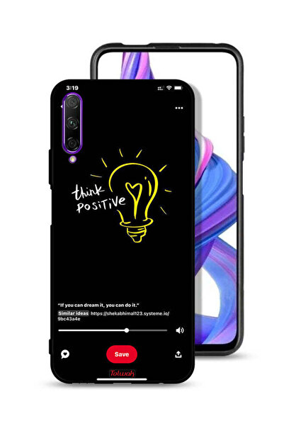 Tolwak غطاء حماية لهاتف Honor 9X Pro - فكر بإيجابية