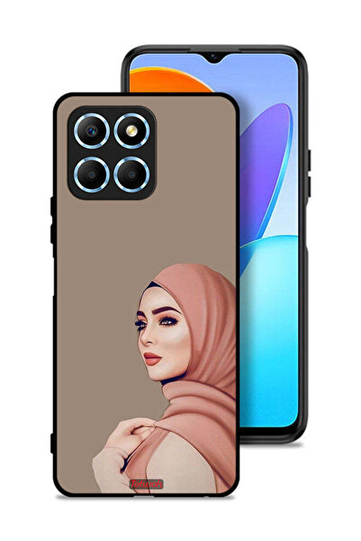 Tolwak غطاء حماية لهاتف Honor X8 5G بنقشة فتاة محجبة جميلة