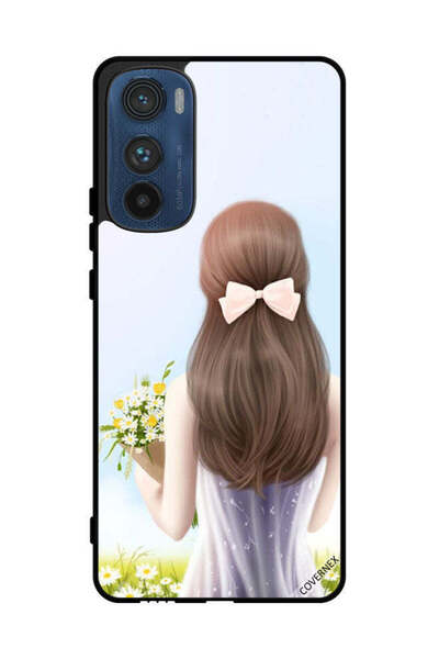 Covernex غطاء حماية لهاتف موتورولا إيدج 30 - فتاة جميلة