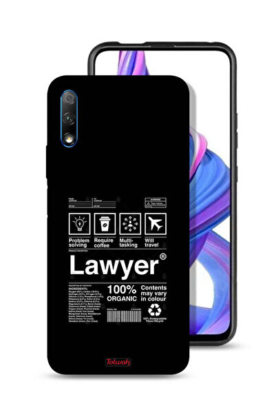 Tolwak غطاء حماية لهاتف Honor 9X (الصين) - ملصق محامٍ
