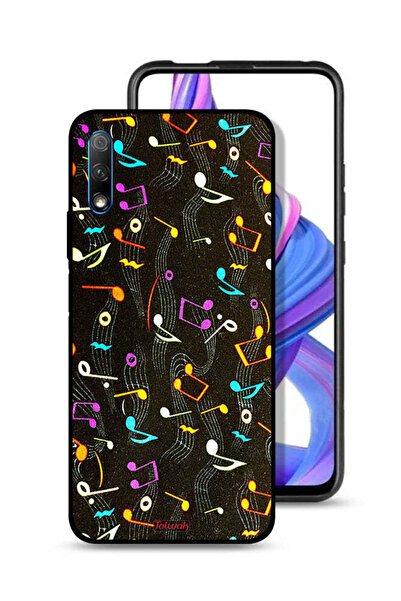 Tolwak غطاء حماية لهاتف Honor 9X (الصين) بنمط قماش موسيقي