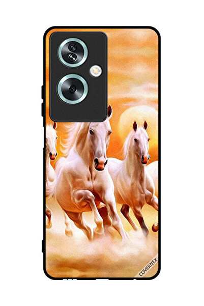 Covernex غطاء حماية لهاتف Oppo A79 - خيول تركض