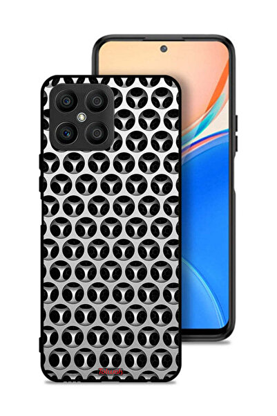 Tolwak Honor X8 4G Protective Case Cover Horology Hands Pattern