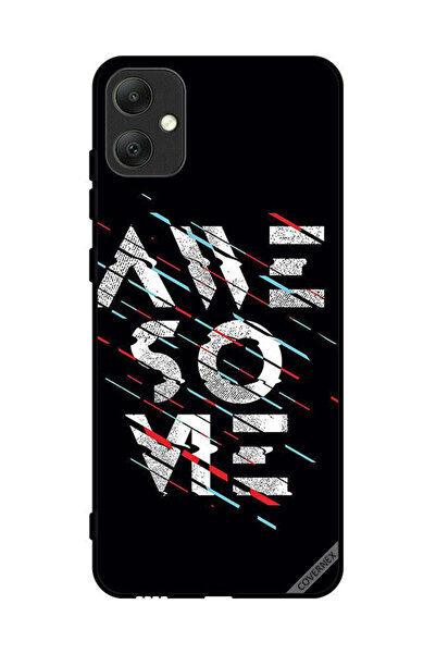 Covernex غطاء حماية لهاتف سامسونج جالاكسي A05 بكلمة خطية رائعة