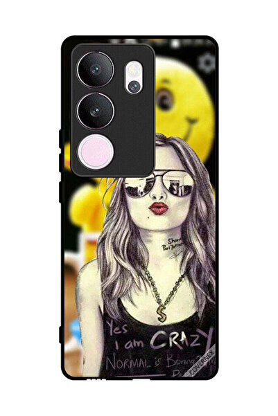 Covernex Protective Case Cover For vivo V29 Pro Yes I Am Crazy Normal Is Boring