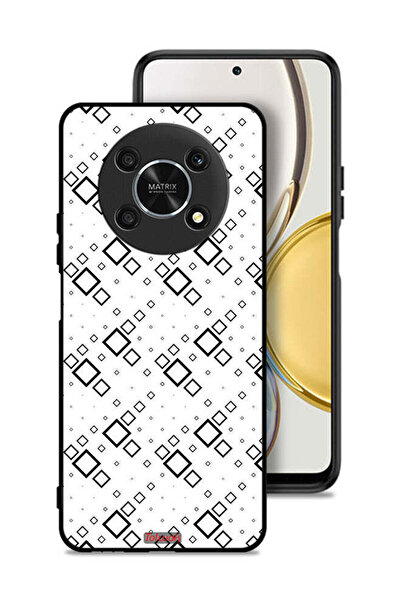 Tolwak Honor X9 5G Protective Case Cover Square Abstract Digital Art