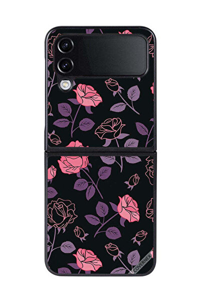 Covernex غطاء حماية لهاتف سامسونج جالاكسي زد فليب 4 - زهور باستيل جوث