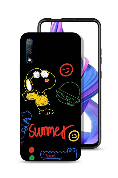 Tolwak غطاء حماية لهاتف Honor 9X (الصين) - ملصق صيفي